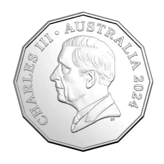 2024 Australia 50 cents  50th Anniversary of the National Aboriginal BU #0416