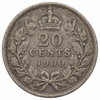 1900 Newfoundland 20 Cents Queen Victoria .925 Silver Canada VG