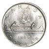 1966 Canadian Silver Dollar Coin  MS60
