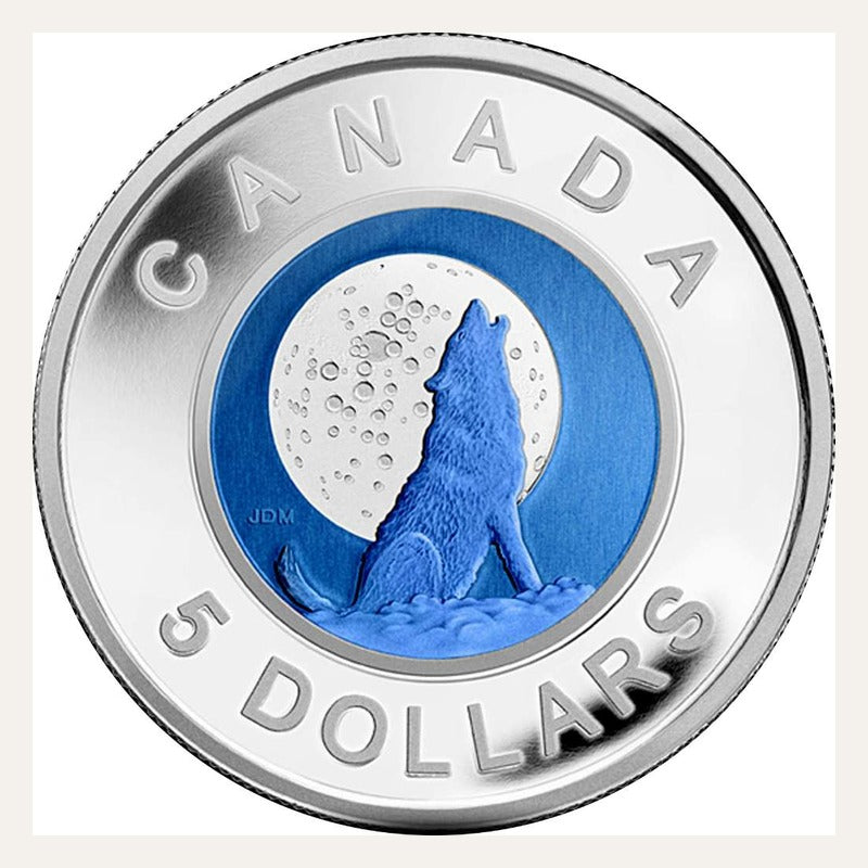 2011 Canada Full Moons Algonquin Silver Niobium 4-Coin Set RCM