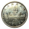 1955 Canadian Silver Dollar Coin Arnprior With No Die Break EF