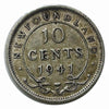 Terre-Neuve 1912 Argent 10 Cents Très Fin