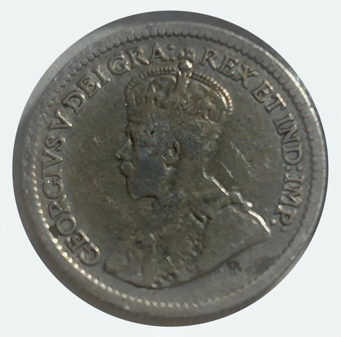 Petite pièce de 5 cents en argent du Canada de 1911 - VG/F
