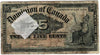 1900 Canada25 Cents Banknote