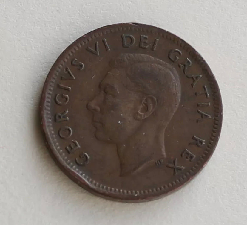 1952 Canada One Cent VF