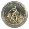 Lucky Craft Copper  Coin Great  Worker  Medal in Capsule