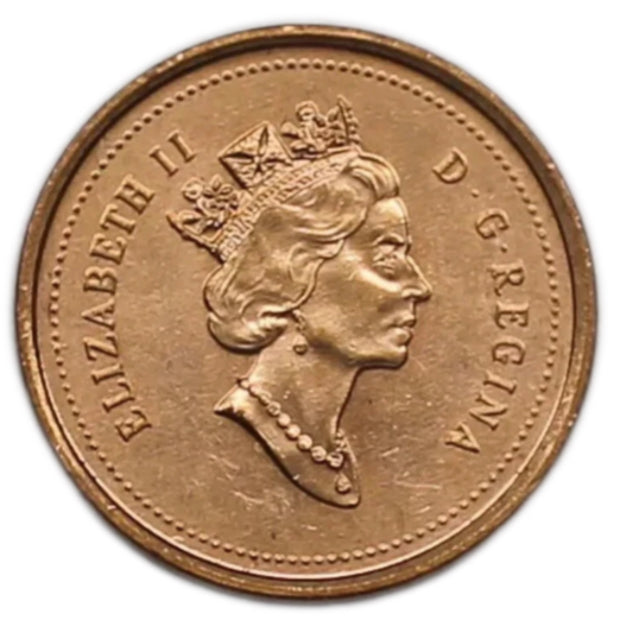 1997 Canada One Cent Copper Penny BU
