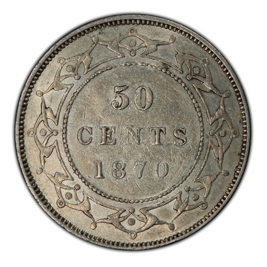Pièce d'un demi-dollar de 50 cents de Terre-Neuve 1919 VF