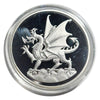 Lucky Coin Wales Dragon in Protective Plastic Capsule