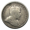 1904 Canadian Silver 5 Cents Edward VII Coin VG