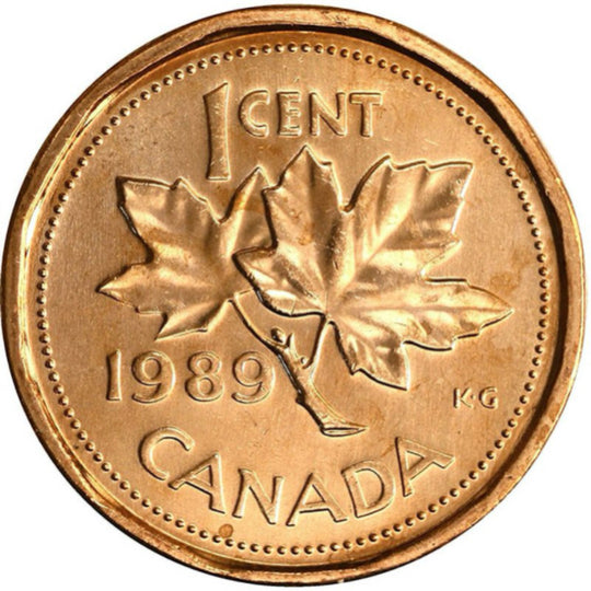1989 Canada One Cent BU
