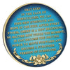 Lucky Coin Colored Phoenix Rising in Protective Plastic Capsule