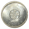 1964 Canadian Silver Dollar Coin  No Dot MS60