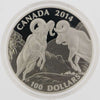 2014 Canada $100 Rocky Mountain Bighorn Sheep .9999 Silver Matte Proof Coin