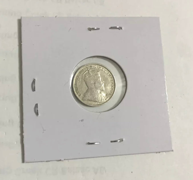 1903 Newfoundland 5 Cent  Silver Coin  XF