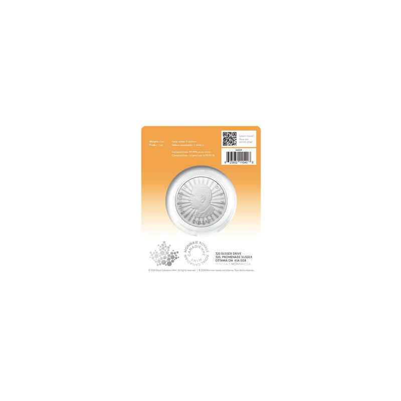 2024 Canada $5 Majestic Polar Bears First Strikes 1 oz .9999 Silver Coin