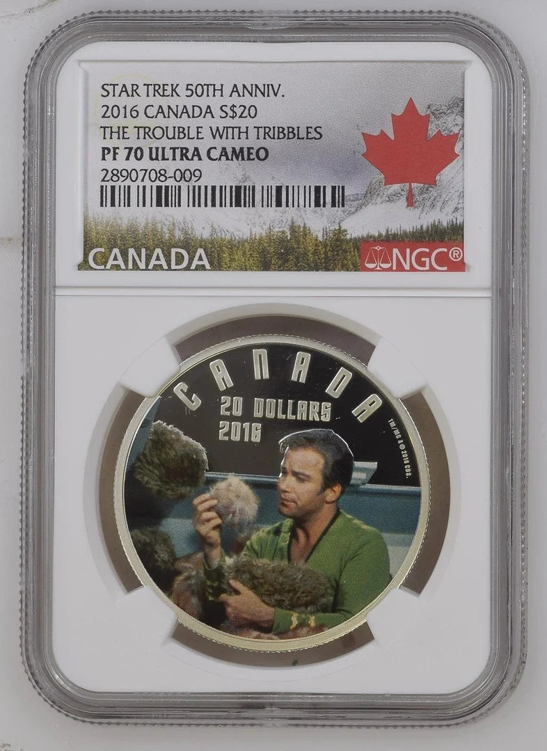 2016 Canada $20 Star Trek The Trouble with Tribbles .9999 Silver Coin