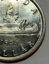 1955 Canadian Silver Dollar Coin Arnprior With No Die Break EF