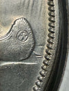 1955 Canadian Silver Dollar Coin Arnprior With Die Break EF