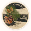 2015 Canada $20 Forests of Canada Coast Shore Pine .9999 Silver Proof Coin