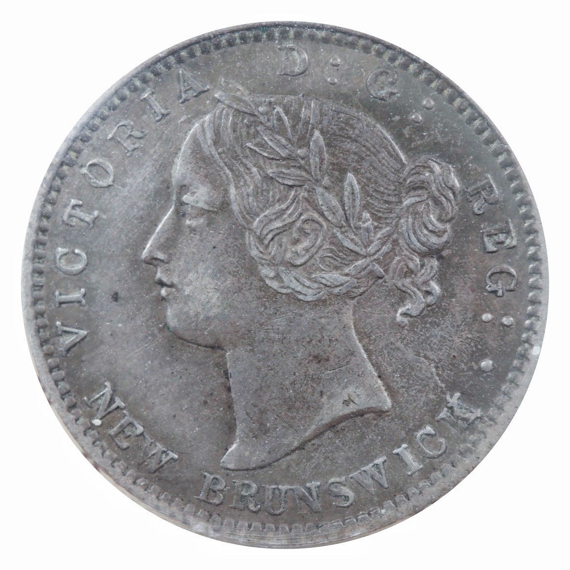 1862 New Brunswick 10 Cent Silver Coin VG
