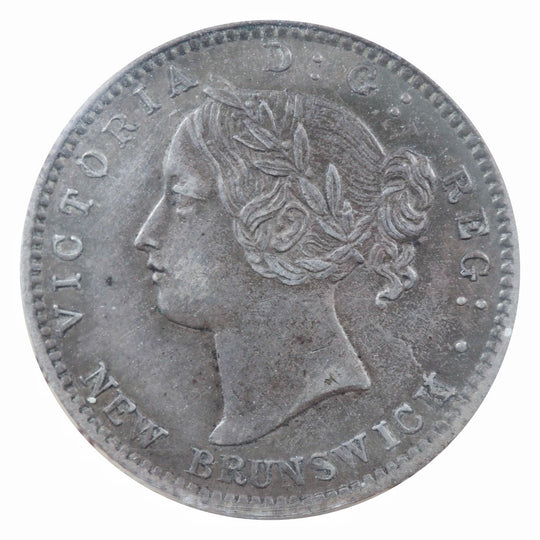 1862 New Brunswick 10 Cent Silver Coin VG
