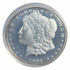 Lucky Craft Coin Morgan Dollar Style  Commemorative Medal in Capsule