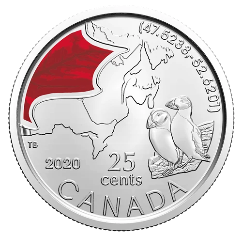 2020 Canada Base Metal 25 Cents Pacific - Connecting Canada CI