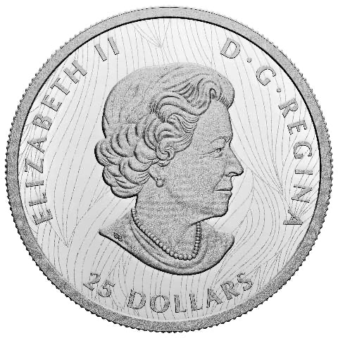 2022 Canada Silver  $25 Timber Wolf, Extraordinary High Relief