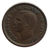 1946 1 Cent Canadian Penny circulé très bon état