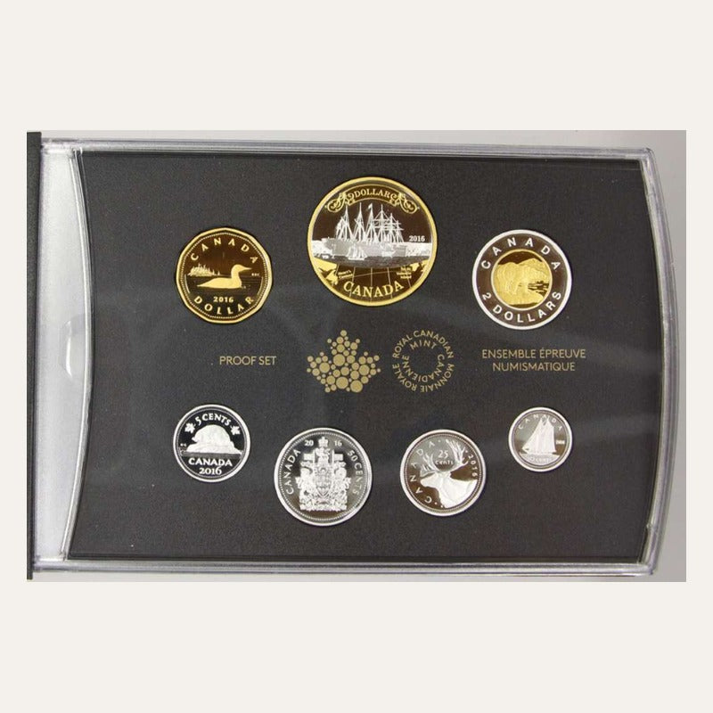 2016 Canada Transatlantic Cable 7-Coin Pure Silver Proof Set RCM OGP