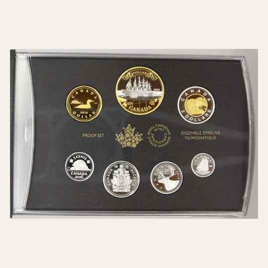 2016 Canada Transatlantic Cable 7-Coin Pure Silver Proof Set RCM OGP