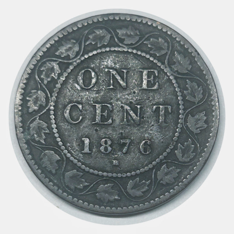 1876 ​​H Reine Victoria grand un cent de haute qualité