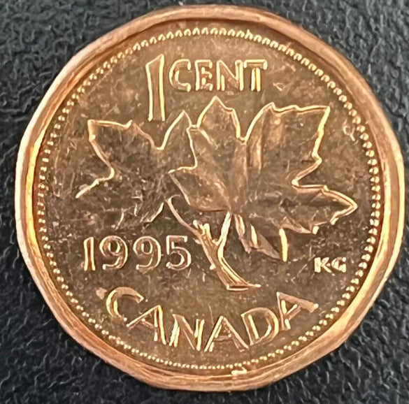 1995 Canada One Cent  BU