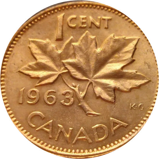 1963  Canada One Cent  BU