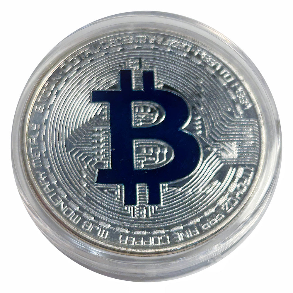Lucky Craft Colored Coin Bitcoin Commemorative  in Capsule