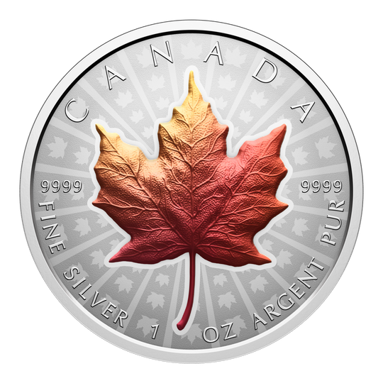 2026 Canada $20 Silver Maple Leaf 1 oz Ultra High Relief Vivid Toning RCM