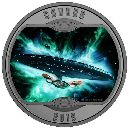 2018 Canada $10 Star Trek Enterprise NCC-1701-D