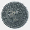1876 ​​H Reine Victoria grand un cent de haute qualité