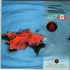 2007 Commemorative 7- Coin Set with Coloured Coin Oh Canada!