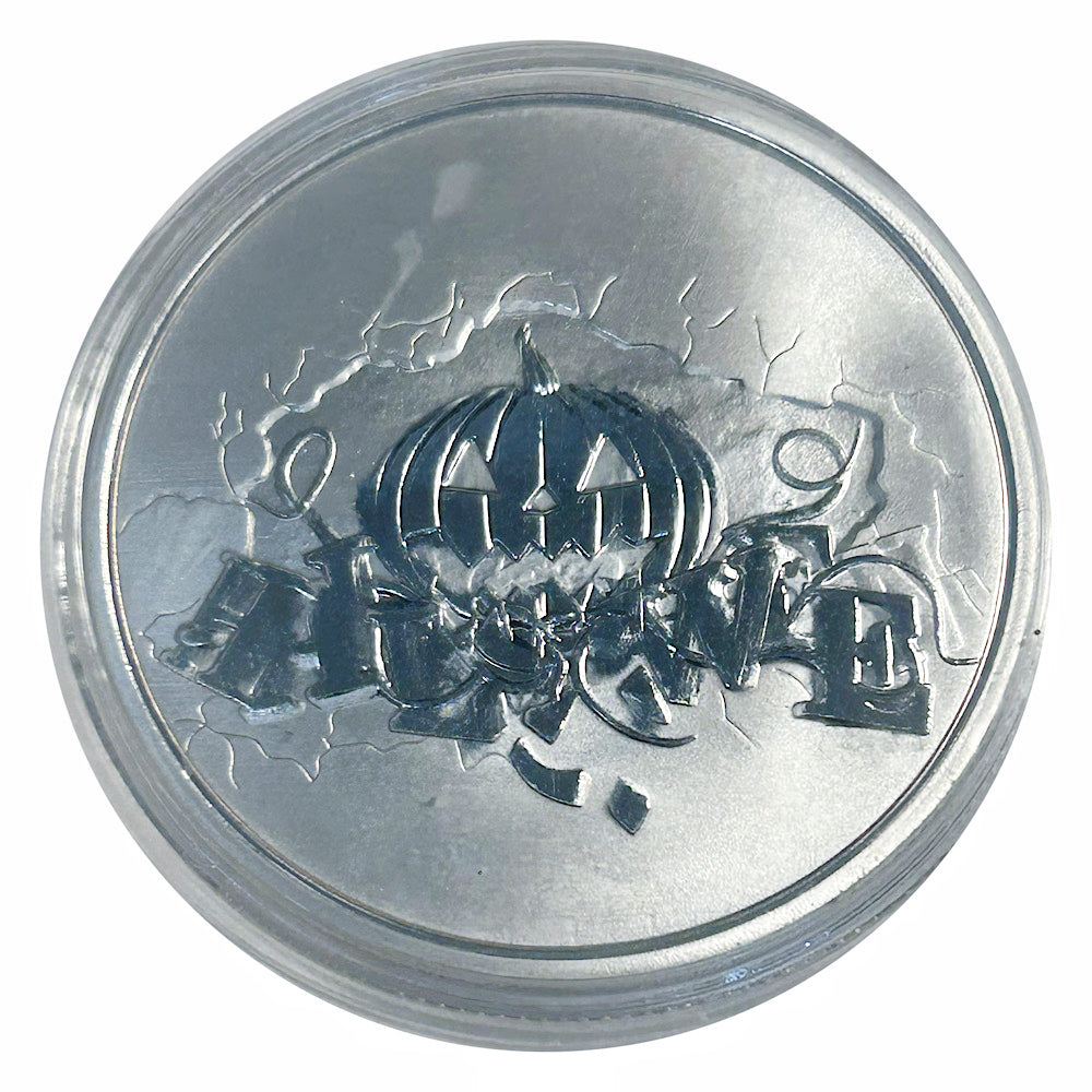 Lucky Craft Colored Coin Halloween Witch Flying  in Capsule