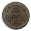 1928 Canada one Cent Penny Circulated VF