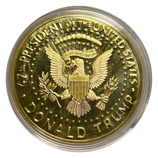 Lucky Craft Colored Coin US Election 2024 Harris vs Trump in Capsule