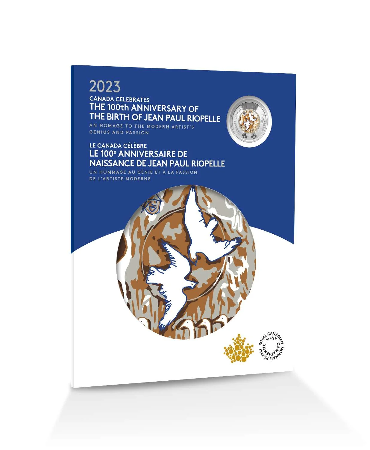 2023 Canada Base Metal  Keepsake Honouring 100th Anniv of Birth of Jean Paul Riopelle BU