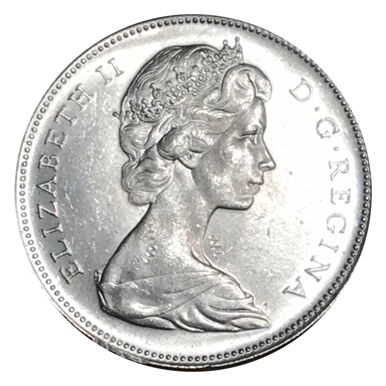 1966 Canadian Silver Dollar Coin  MS60