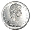 1966 Canadian Silver Dollar Coin  MS60