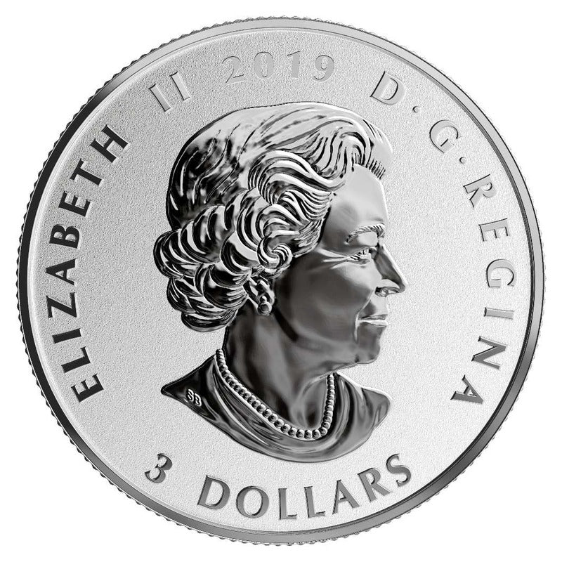 2019 Canada $3 Cherry Blossom – Fun and Festivities Silver Coin