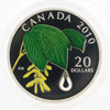 2010 Canada Silver  $20 Maple Leaf Crystal Raindrop PF 1.009oz, .9999