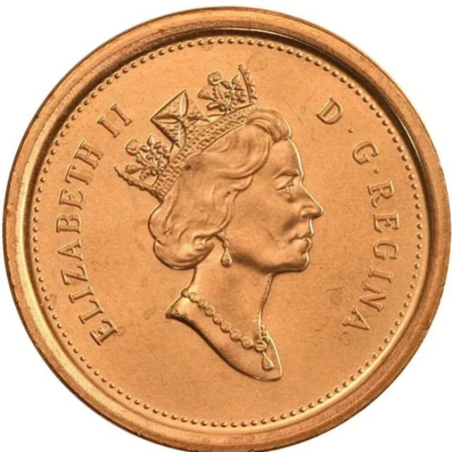 1999 Canada One Cent Copper Penny   BU