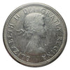 1955 Canadian Silver Dollar Coin Arnprior With Die Break EF
